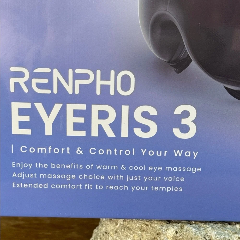 Renpho Eyeris 3 Eye Massager Black Hot‎ & Cold  New in Box - Picture 2 of 7